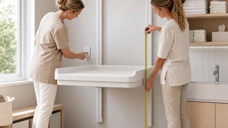 Juiste hoogte wandcommode